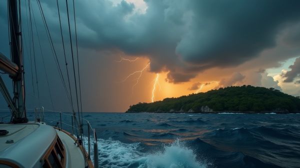 Météo et conseils pour naviguer la saison des cyclones en Caraïbes
